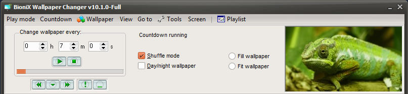 Shuffle play wallpapers